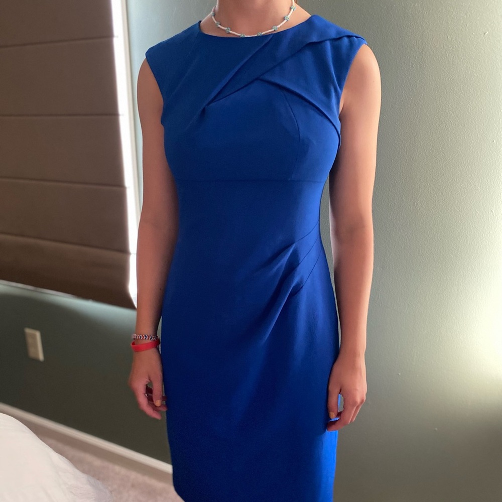 Adrianna papell blue dress